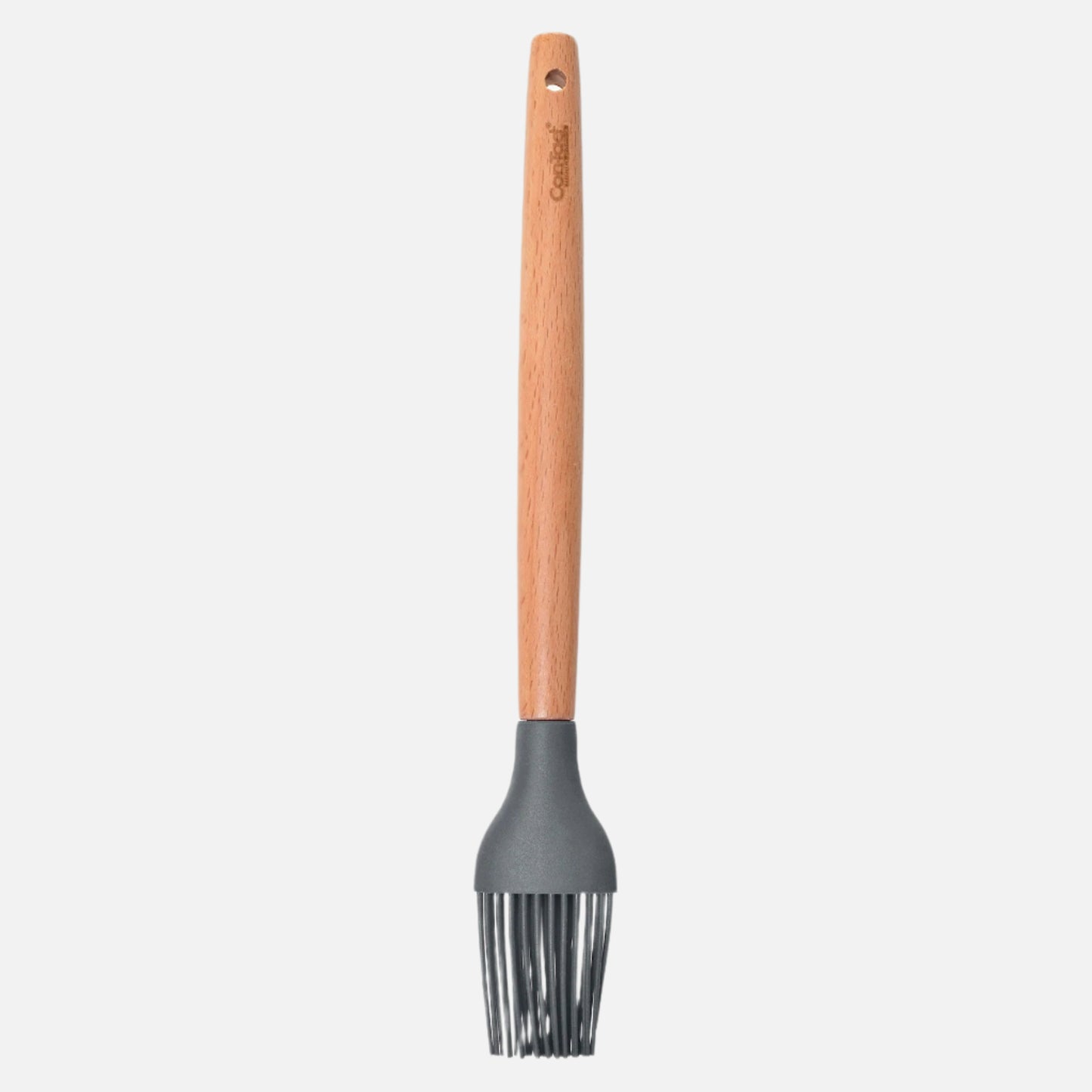 Silicone Utensils with Beech Wood Handles - Gray