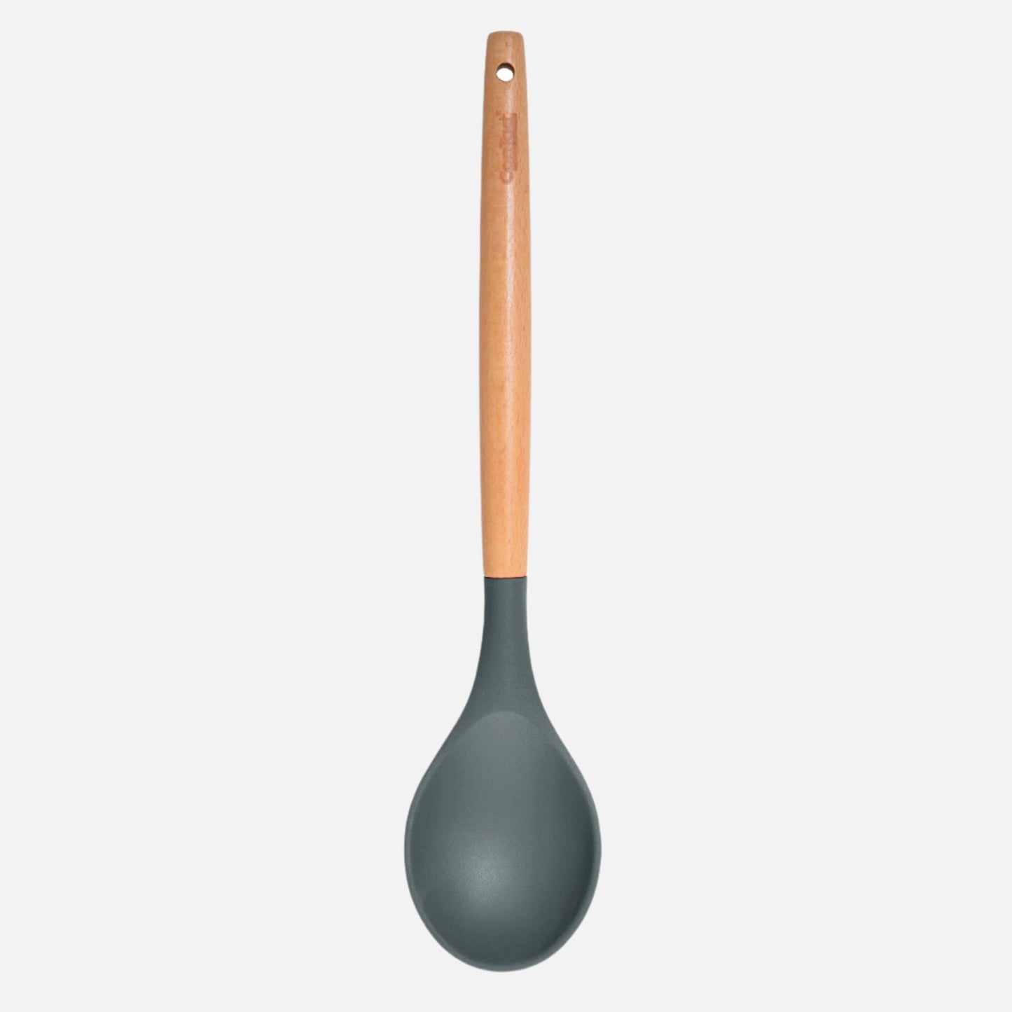 Silicone Utensils with Beech Wood Handles - Gray