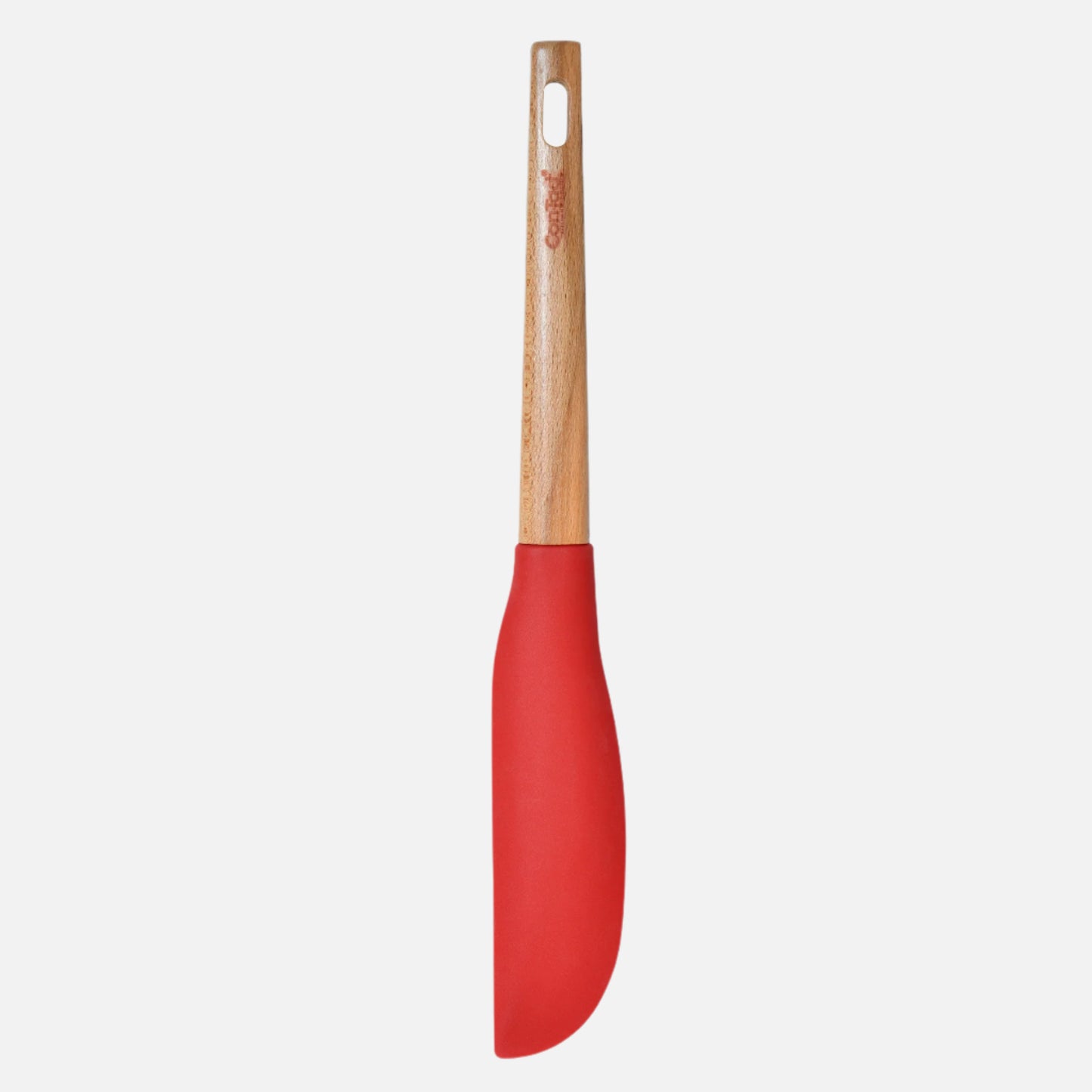 Silicone Utensils with Beech Wood Handles - Red