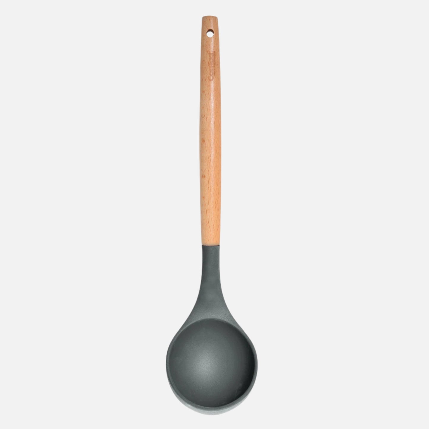 Silicone Utensils with Beech Wood Handles - Gray