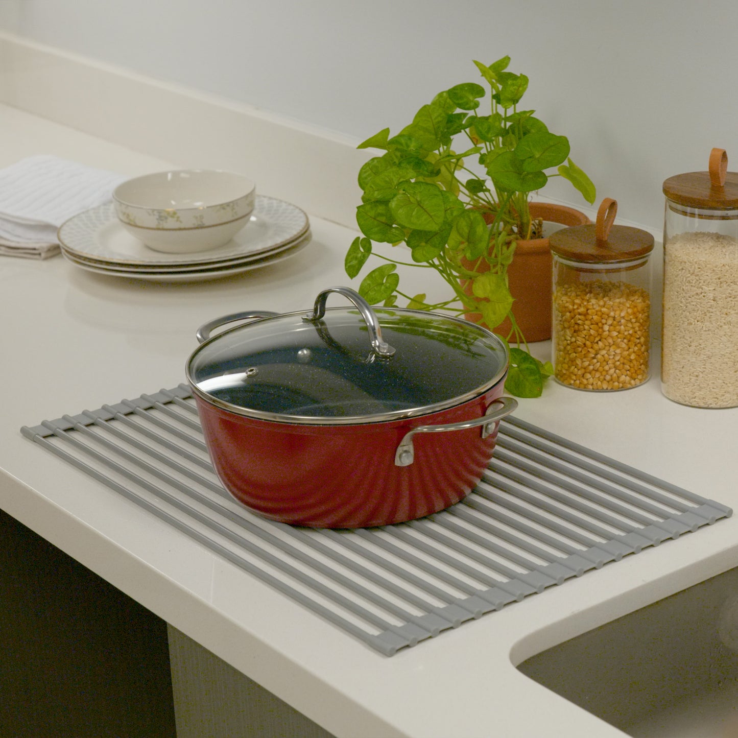 Multi-purpose Silicone Drying Rack
