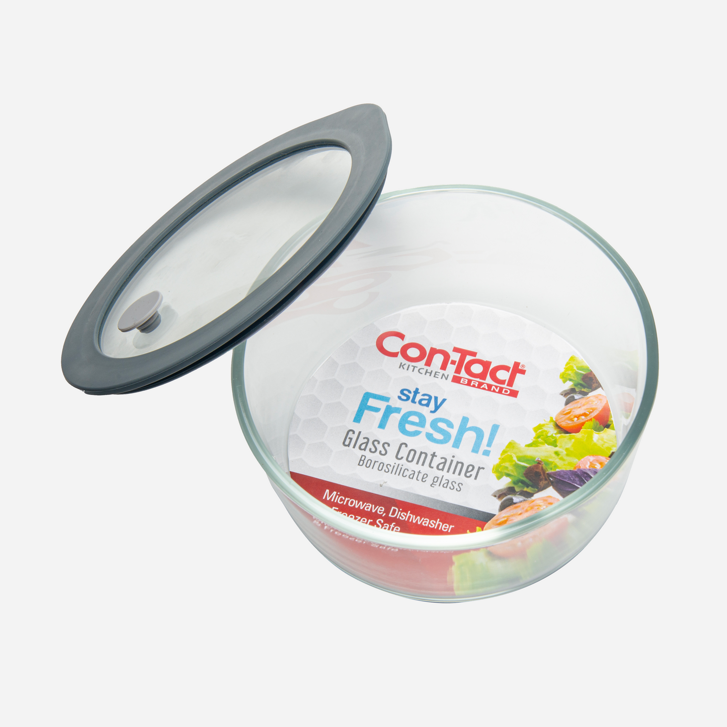 Borosilicate Glass Container with Glass Lid
