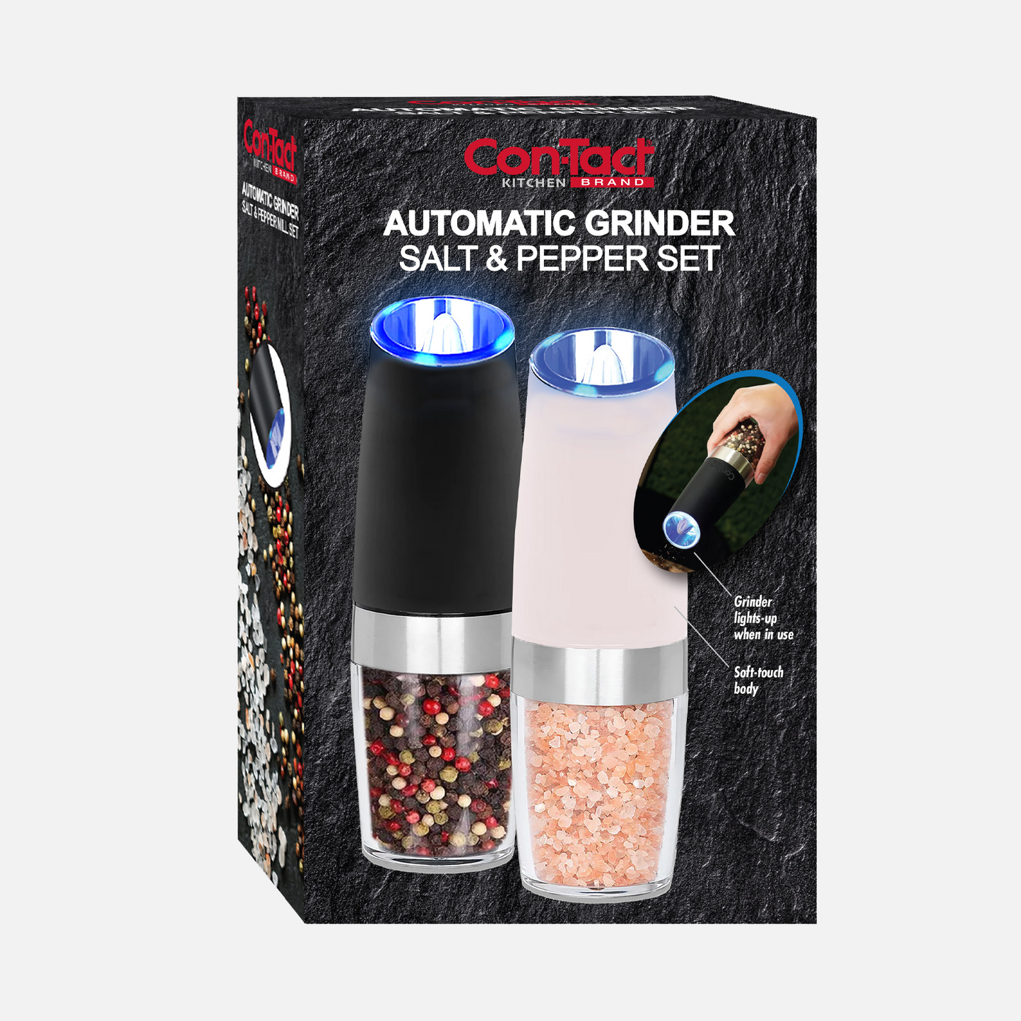 Automatic Grinder for Salt & Pepper