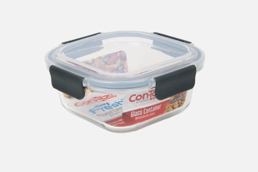 Borosilicate Glass Food Storage Containers with Locking Lid