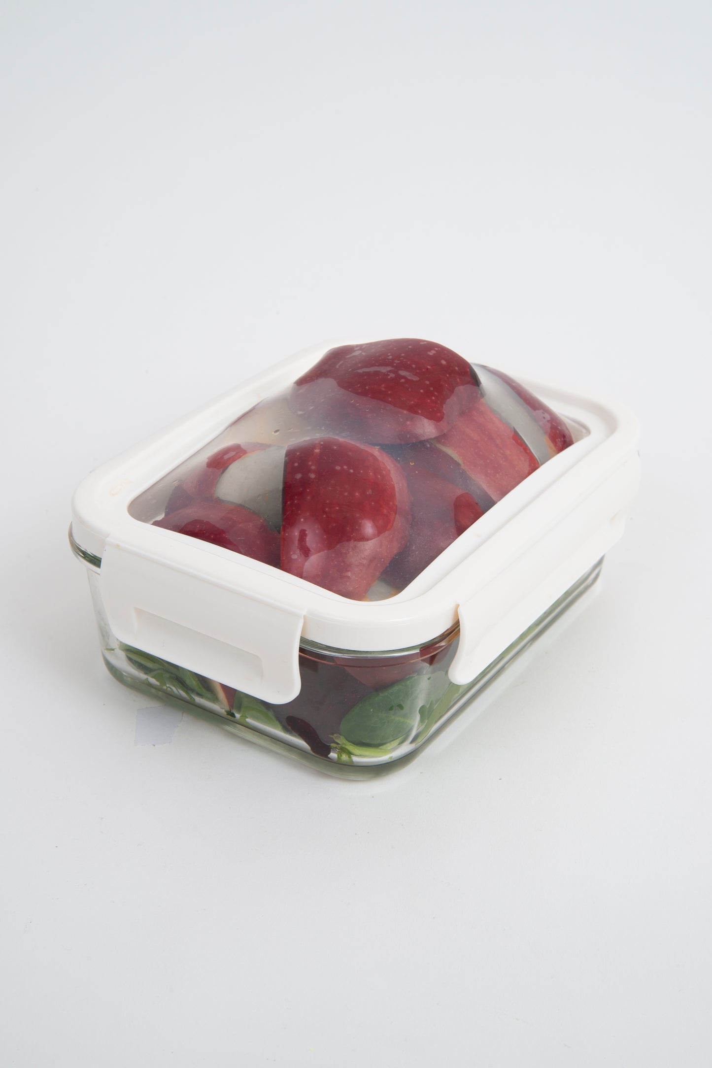 Borosilicate Glass Container with Flexible Silicone Lid