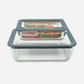Borosilicate Glass Container with Glass Lid - Bake & Store