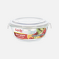 Borosilicate Glass Food Storage Containers with Locking Lid Round