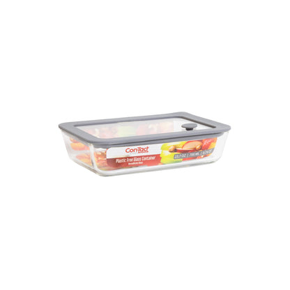 Borosilicate Glass Container with Glass Lid - Bake & Store