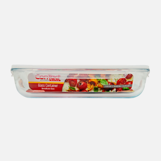 Extra Large Borosilicate Glass Container 120oz