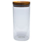 Borosilicate Glass Container with Wood Lid