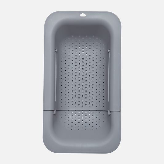 Expandable Colander - On Top of the Sink Gray
