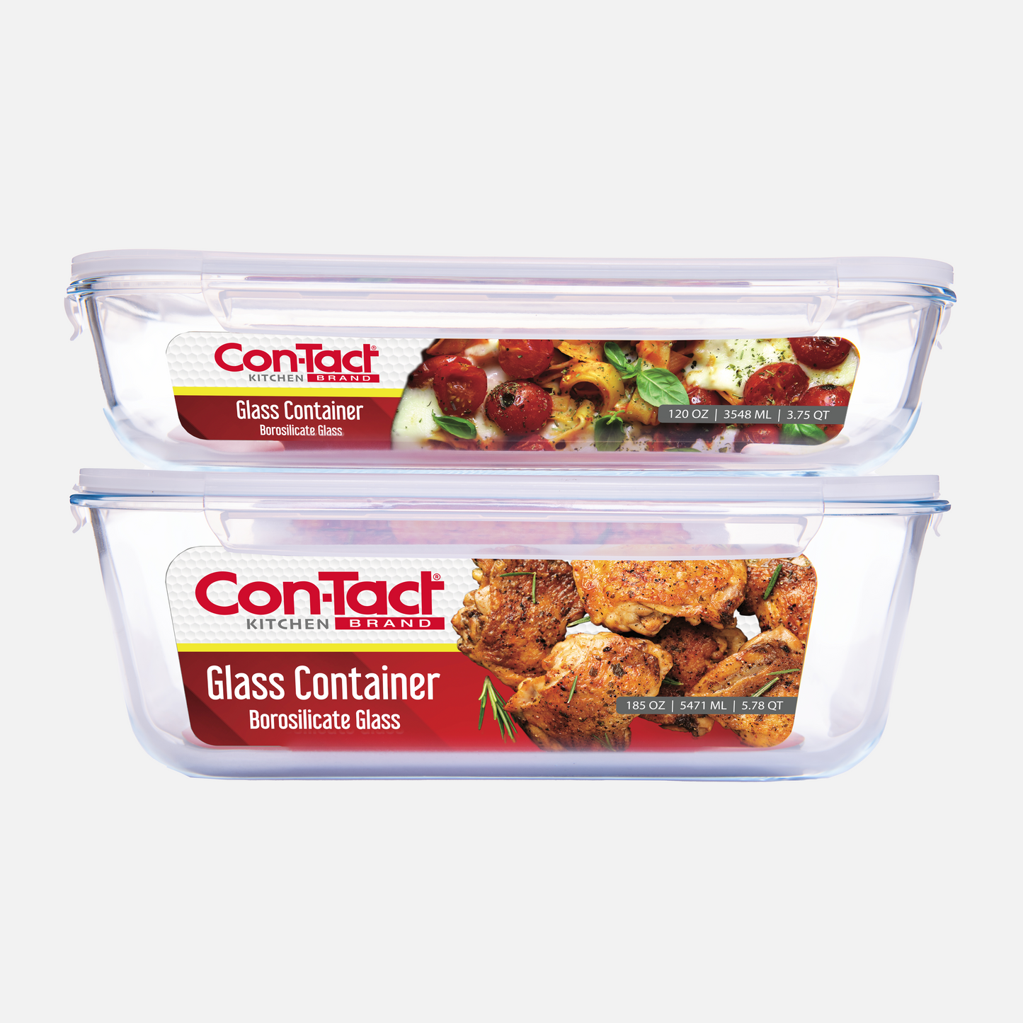 Extra Large Borosilicate Glass Container 185oz