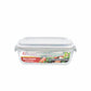 Borosilicate Glass Food Storage Containers with Locking Lid Rectangular