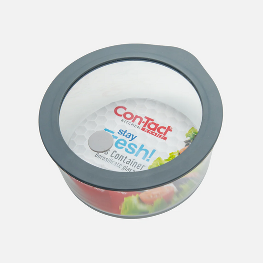 Borosilicate Glass Container with Glass Lid