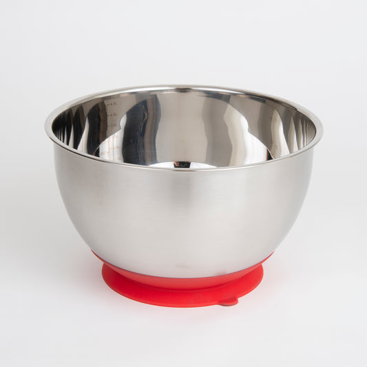 Stainless Steel Mixing Bowl with Silicone Suction Cup